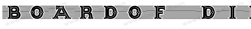 Boardof Directors W00 RgIt Regular字体转换